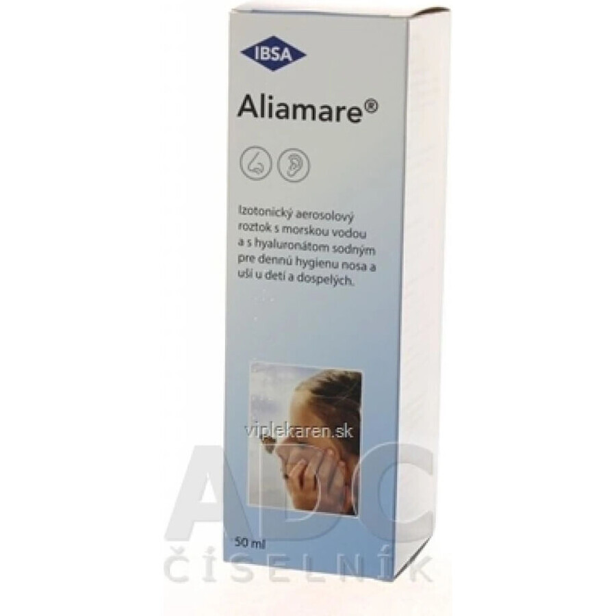 ALIAMARE 1×50 ml, soluție aerosol izotonică