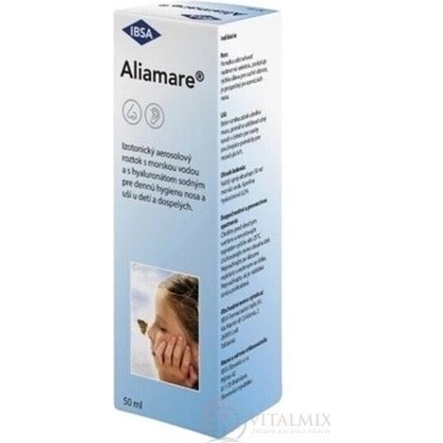 ALIAMARE 1×50 ml, soluție aerosol izotonică