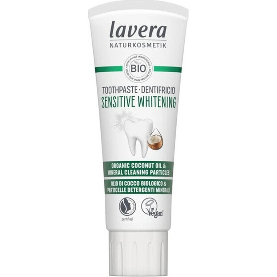 lavera Dentifricio sbiancante 1×75 ml, dentifricio