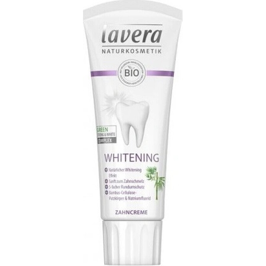 lavera Dentifricio sbiancante 1×75 ml, dentifricio