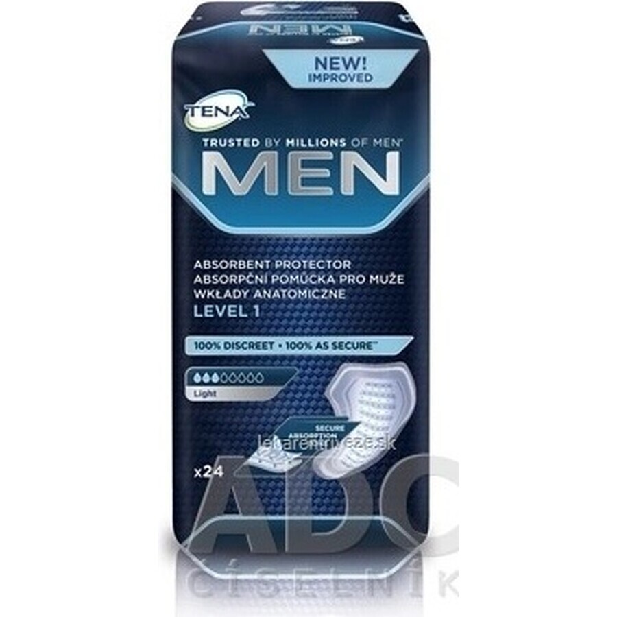 TENA Men Level 1 1×24 protections contre l'incontinence pour hommes