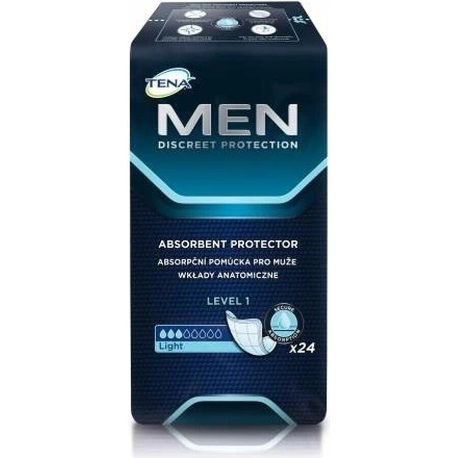 TENA Men Level 1 1×24 protections contre l'incontinence pour hommes