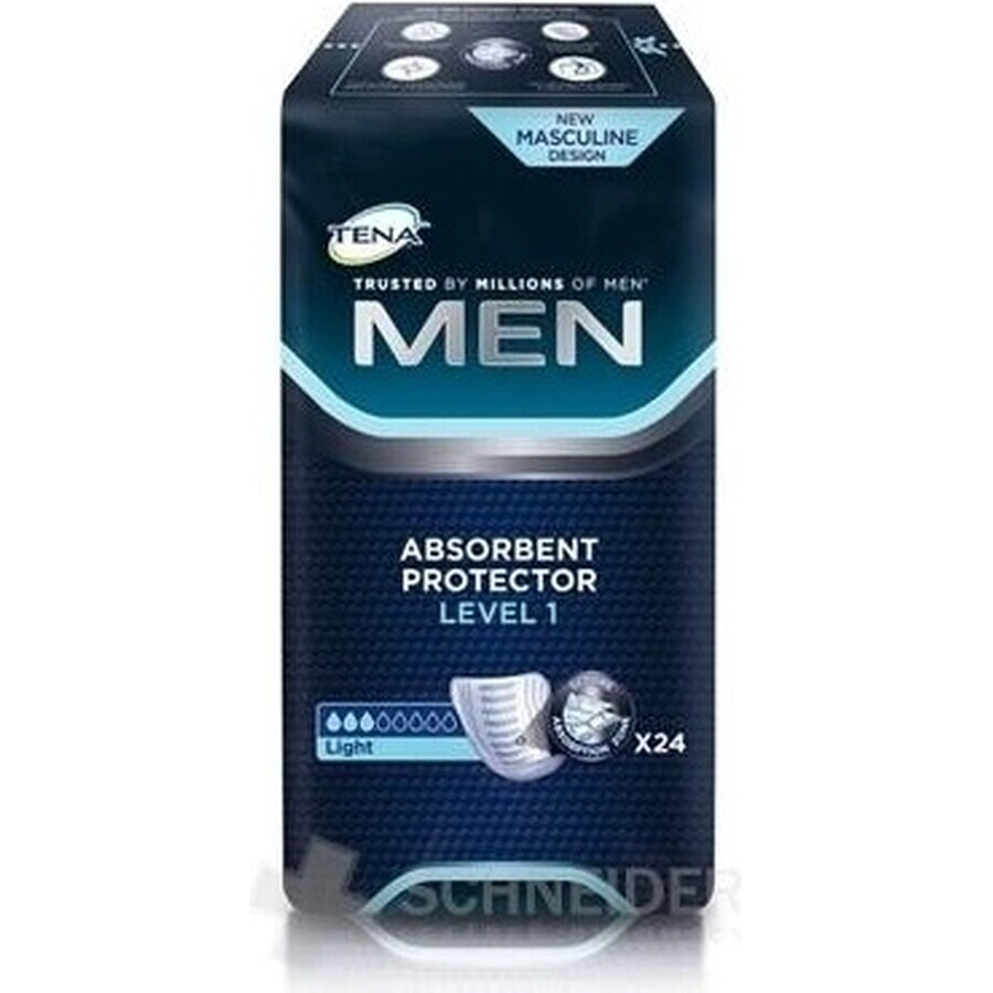 TENA Men Level 1 1×24 protections contre l'incontinence pour hommes