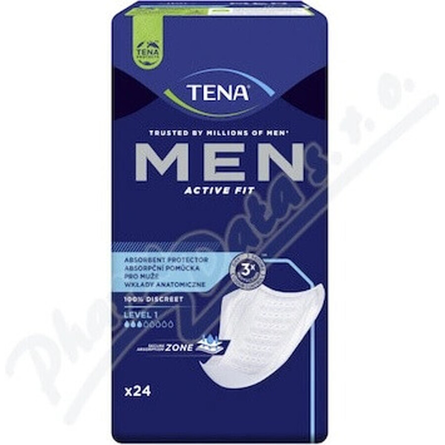 TENA Men Level 1 1×24 protections contre l'incontinence pour hommes