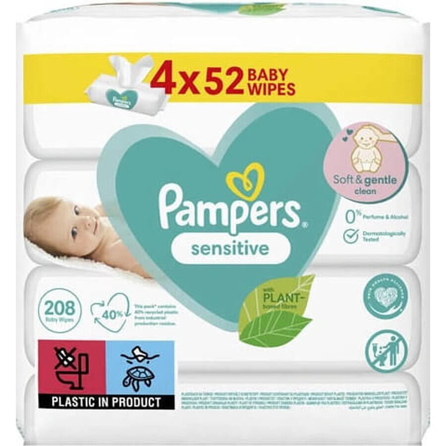 PAMPERS HARMONIE HARMONIE PROTECT&CARE WIPES 396KS 396KS 1×396 Stück, Feuchttücher