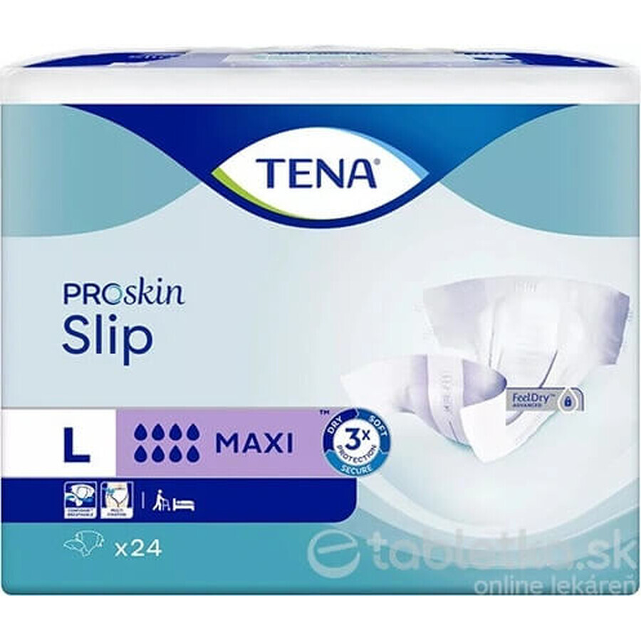 TENA Maxi Slip XL 1×24 pcs, culotte de protection