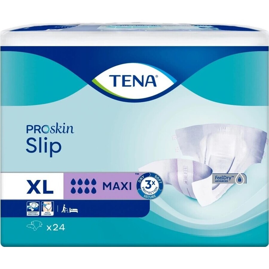 TENA Maxi Slip XL 1×24 pcs, culotte de protection