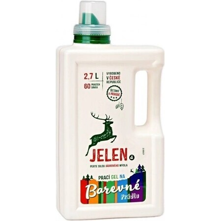 Deer Washing Gel 2,7L Colour 60P 1×2,7L, Colour Washing Gel