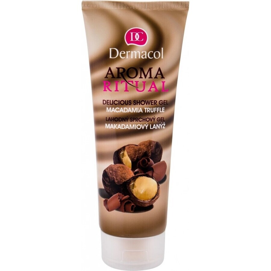 Dermacol Aroma Ritual Macadamia Truffel Douchegel 1×250 ml, walnotensmaak