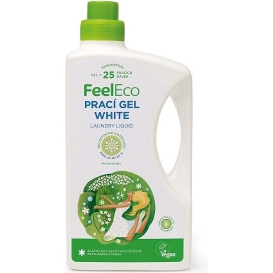 Feel Eco White Laundry Gel 1×1500 ml per il bucato bianco