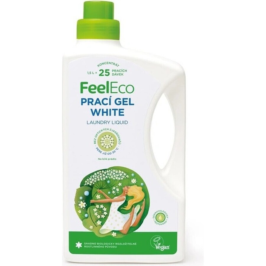 Feel Eco White Laundry Gel 1×1500 ml per il bucato bianco