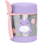 Thermos alimentaire Zoo avec cuillère/fourchette Narval, 12m+ 1×325 ml, thermos alimentaire