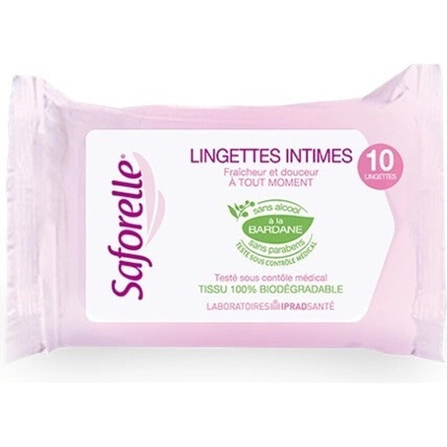 SAFORELLE INTIMA Salviette 1×10 pz, salviette umidificate