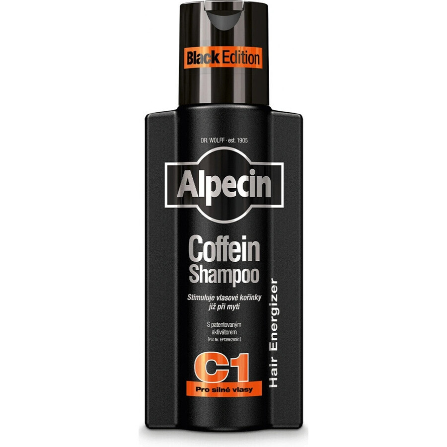 ALPECIN Energizer Coffein Shampoo C1 Black Edition 1×375 ml, shampoo