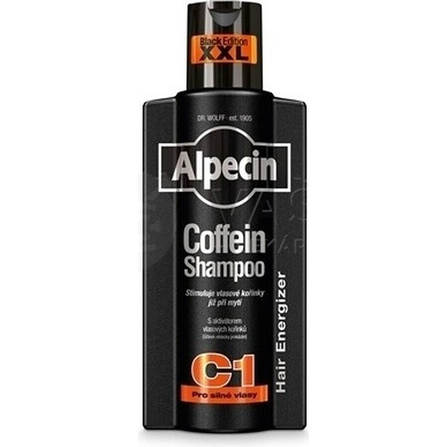 ALPECIN Energizer Coffein Shampoo C1 Black Edition 1×375 ml, shampoo