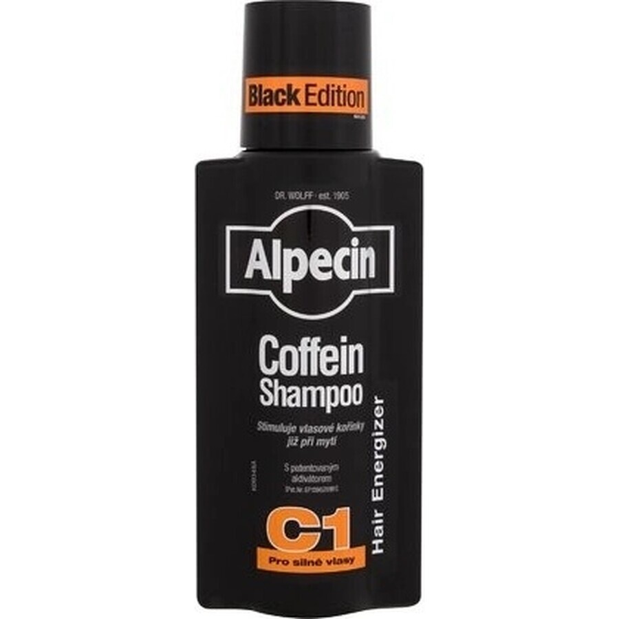 ALPECIN Energizer Coffein Shampoo C1 Black Edition 1×375 ml, shampoo