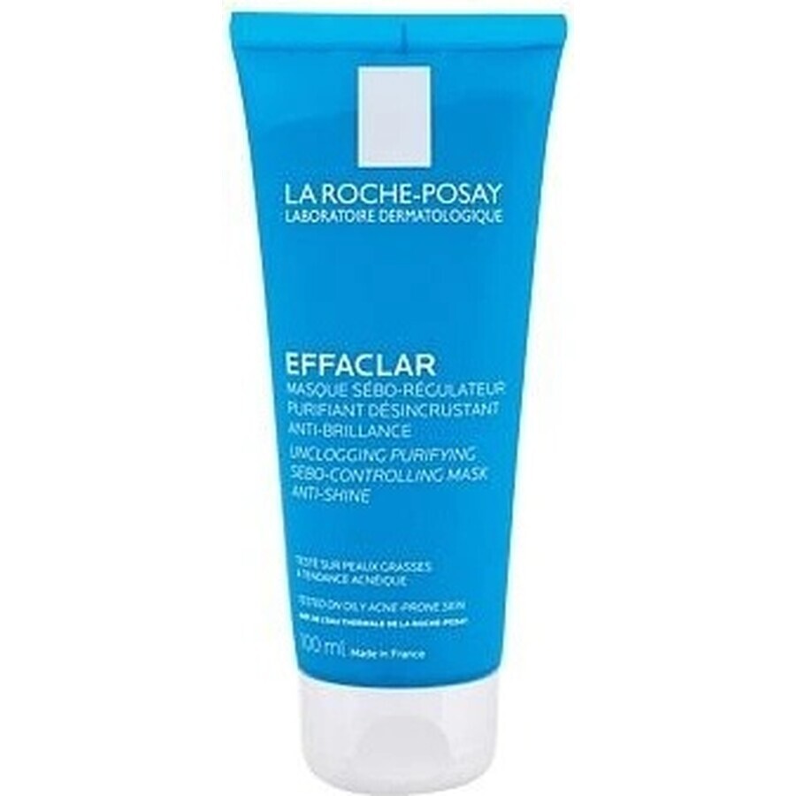 LA ROCHE-POSAY Masque nettoyant déroutant pour le contrôle du sébum et la désobstruction des pores 100 ml 1×100 ml, masque nettoyant