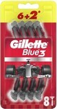 Gillette Blue3 Nitro 6+2 pcs 1&#215;9 pcs