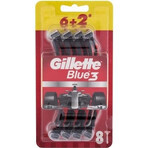 Gillette Blue3 Nitro 6+2 stuks 1×9 stuks