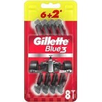 Gillette Blue3 Nitro 6+2 stuks 1×9 stuks