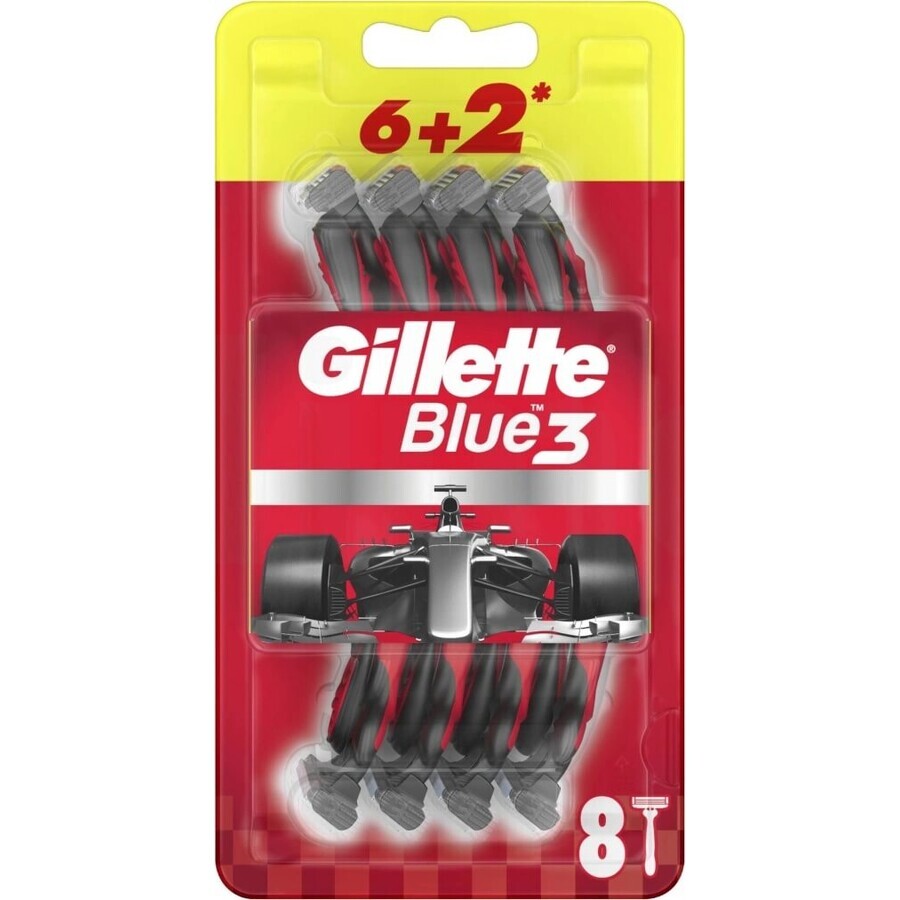 Gillette Blue3 Nitro 6+2 stuks 1×9 stuks