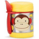 Thermos alimentaire Zoo avec fourchette - Singe 12m+ 1×1 pc, thermos alimentaire