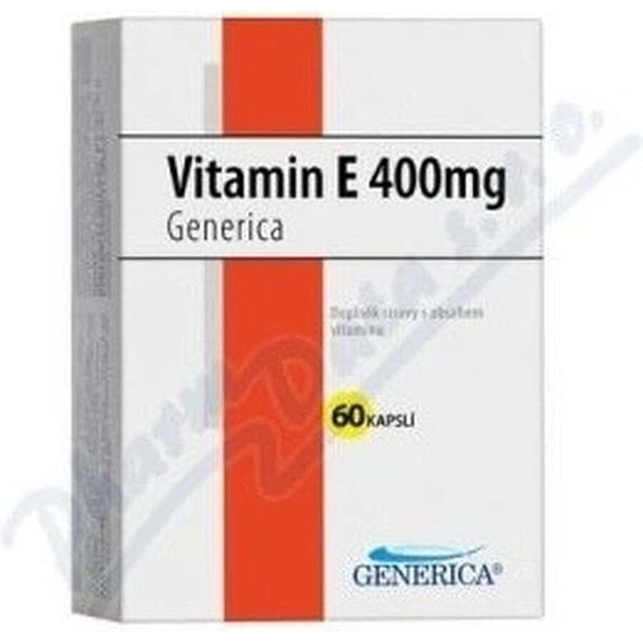 GENERICA Vitamina E 400 U.I. 1×60 cps, integratore alimentare