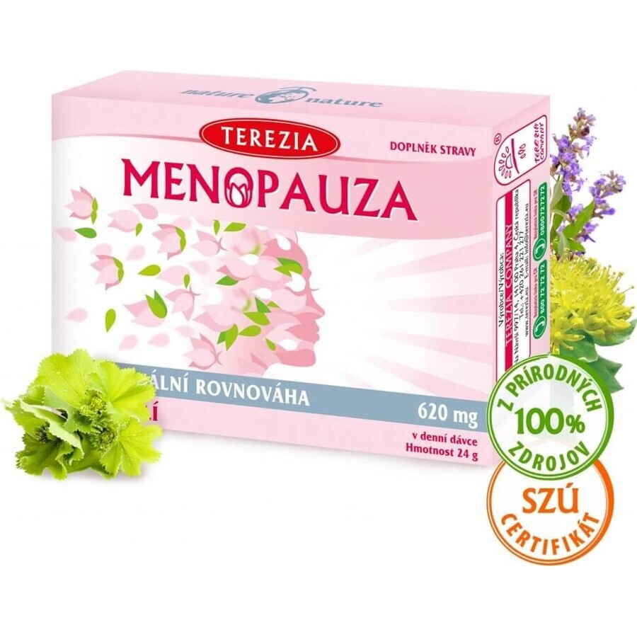 TEREZIA MENOPAUSE 1×60 cps, complément alimentaire