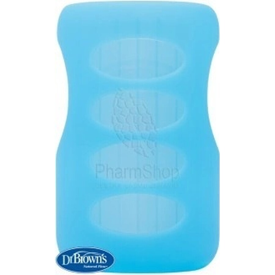 COPERCHIO IN SILICONE PER BANDIERA IN VETRO 270ml 1×1 pz, blu, con collo largo