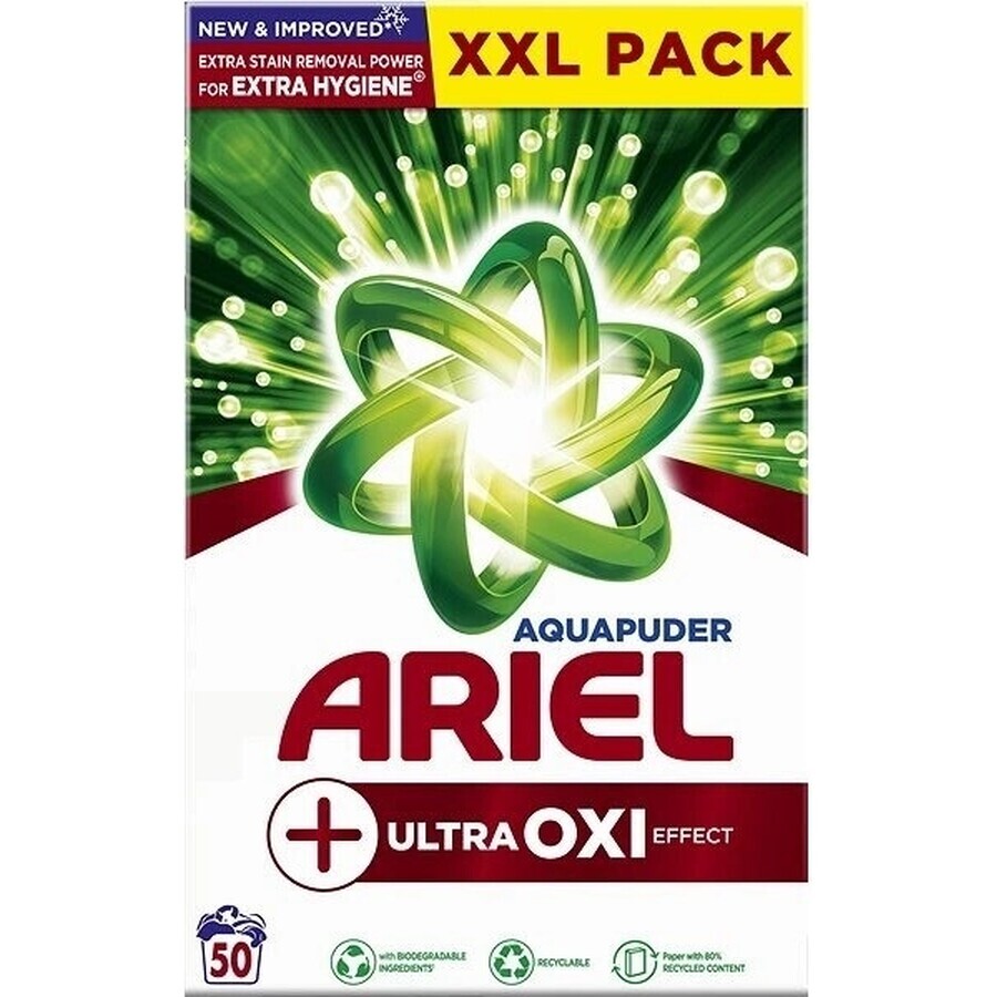 Ariel powder 2.75kg/50PD Ultra Oxi Effect 1×2.75kg powder