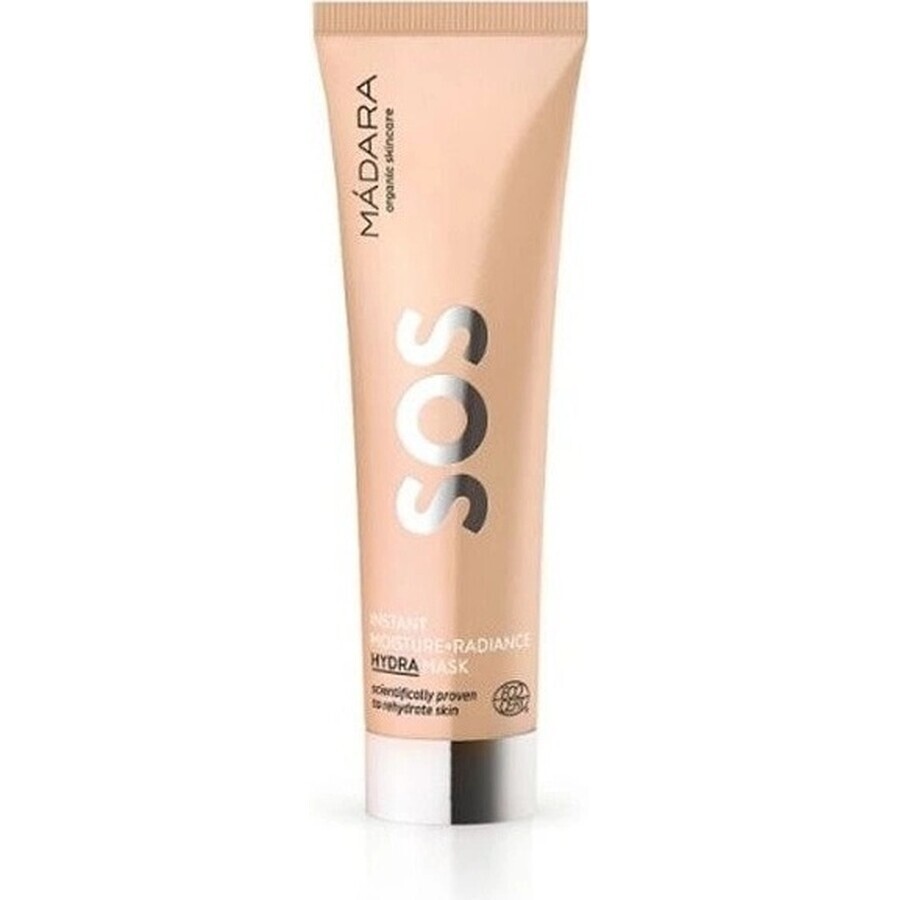 Mádara SOS Hydra Instant Moisturising Mask 1×60 ml, natürliche Hautpflegemaske