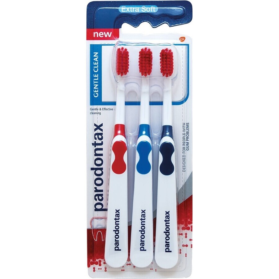 Parodontax Interdental Triopack Extra Soft 1×3 buc, periuță de dinți