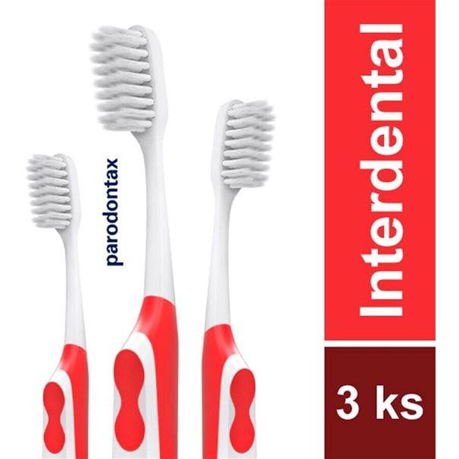 Parodontax Interdental Triopack Extra Soft 1×3 buc, periuță de dinți