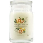 Yankee Candle Signature Signature Large White Spruce & Grapefruit 1×567 g, bougie parfumée