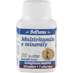 MedPharma MULTIVITAMIN MIT MINERALEN 30 ZUTATEN 1×37 tbl, Nahrungsergänzungsmittel