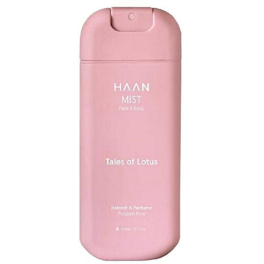 HAAN Tales of Lotus Facial and Body Mist 1×45 ml, brume pour le visage et le corps