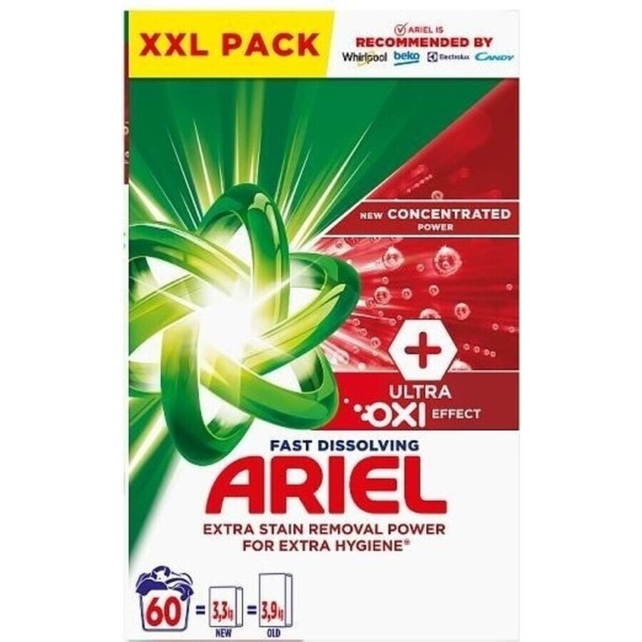 Pulbere Ariel 3.3kg/60PD Ultra Oxi Effect 1×3.3kg pulbere