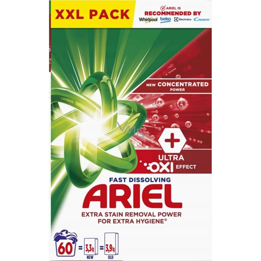 Pulbere Ariel 3.3kg/60PD Ultra Oxi Effect 1×3.3kg pulbere