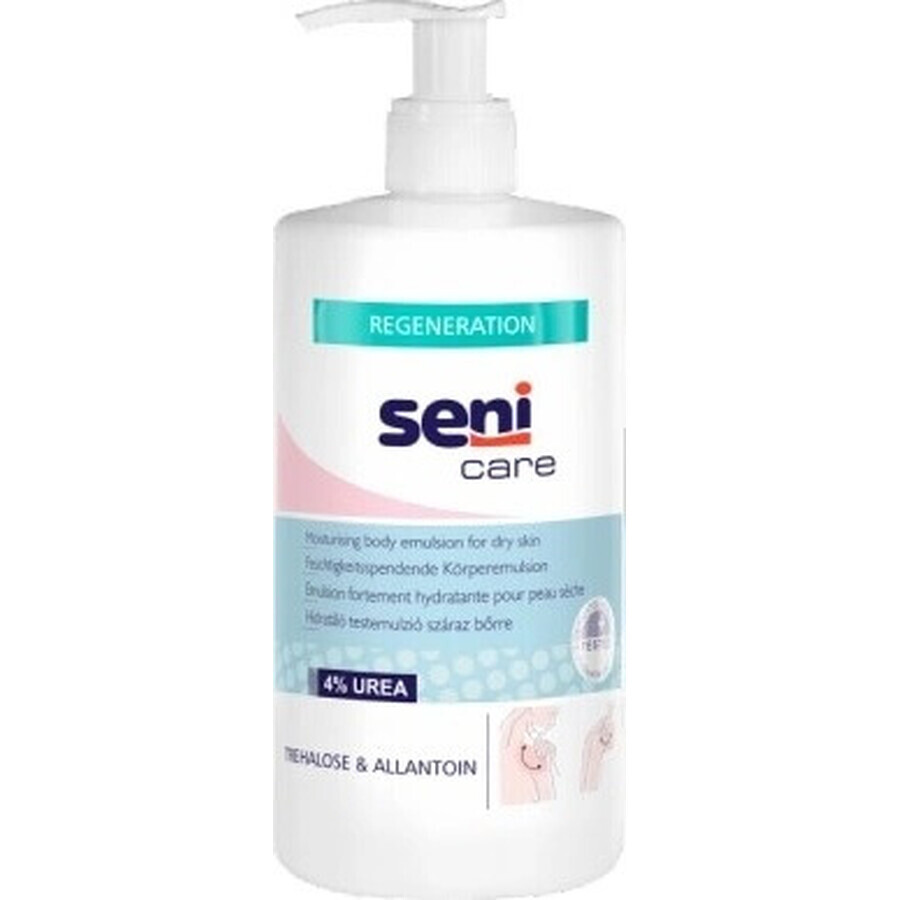 Seni Care Moisturizing body emulsion for dry skin, 4% urea, 1x500 ml