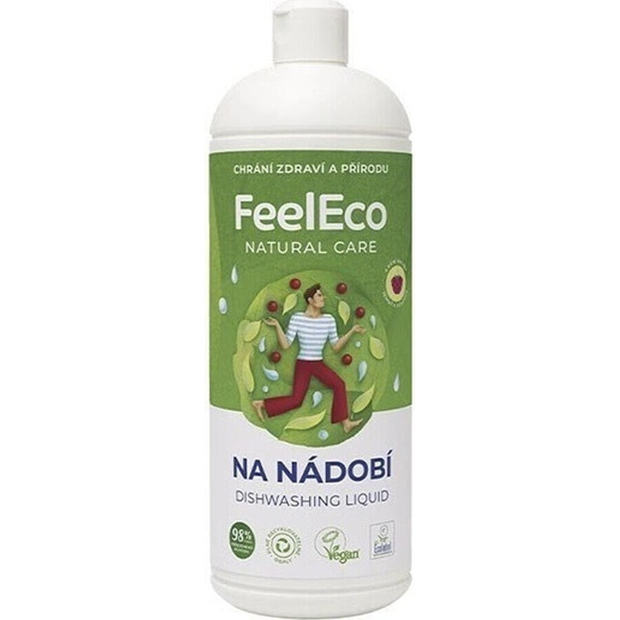 Feel Eco Dish, détergent pour fruits et légumes 1 litre 1×1000 ml, détergent pour la vaisselle