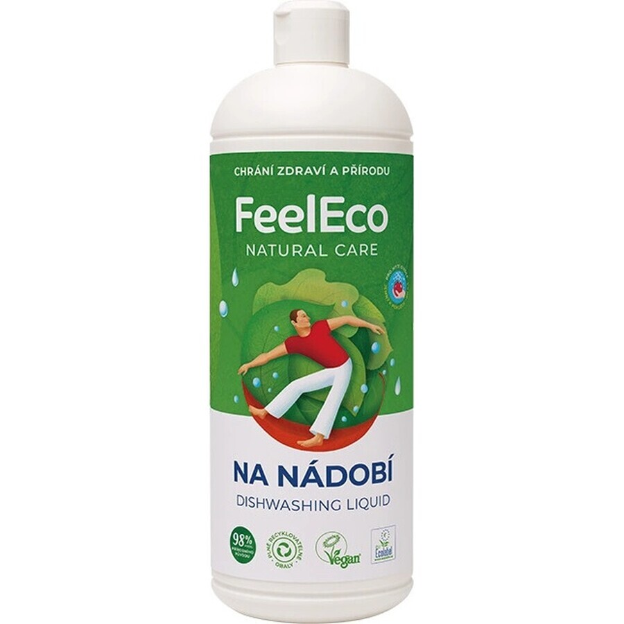 Feel Eco Dish, détergent pour fruits et légumes 1 litre 1×1000 ml, détergent pour la vaisselle