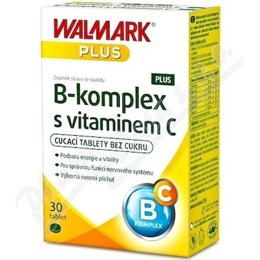 WALMARK B-complex PLUS with vitamin C tbl (innovative packaging 2018) 1x30 pcs