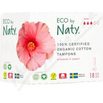 ECO BY NATY Tampons pour femmes (18 pièces) - super 1×18 pièces