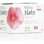 ECO BY NATY Tampons pour femmes (18 pièces) - super 1×18 pièces