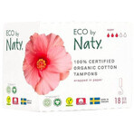 ECO BY NATY Tampons pour femmes (18 pièces) - super 1×18 pièces