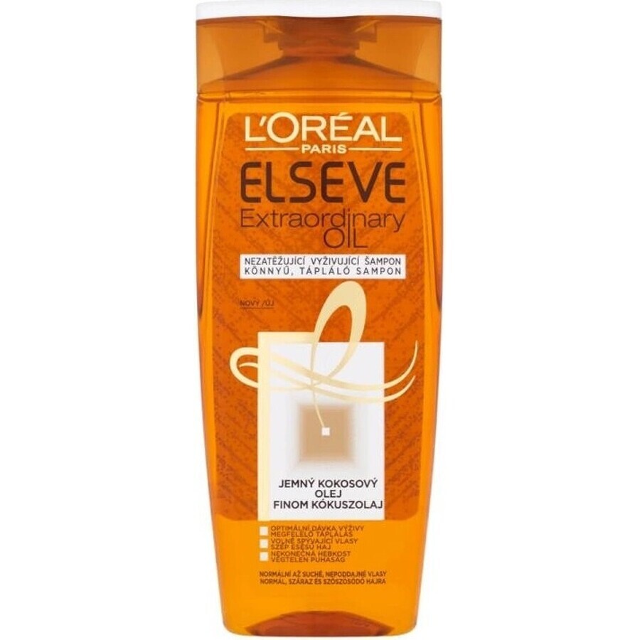 ELSEVE EXTRAORDINALY OIL 1×250 ml, shampooing pour cheveux secs