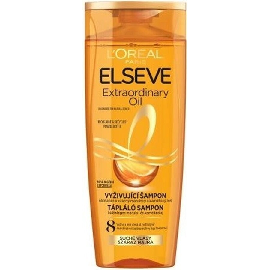 ELSEVE EXTRAORDINALY OIL 1×250 ml, shampooing pour cheveux secs