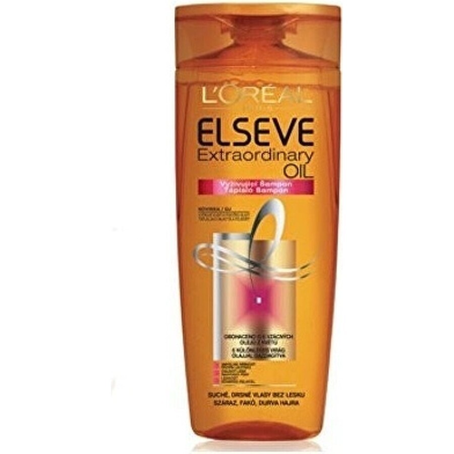 ELSEVE EXTRAORDINALY OIL 1×250 ml, shampooing pour cheveux secs