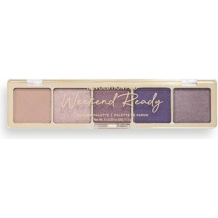 Revolution PRO, Glam Palette Weekend Ready Purple, paleta de sombras de ojos 1×5,50 g, paleta de sombras de ojos