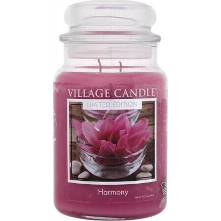 Village Candle Candela profumata in vetro - Harmony - Harmony, grande 1×1 pz.